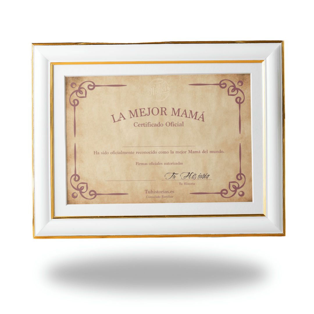 Certificado a la Mejor Mamá
