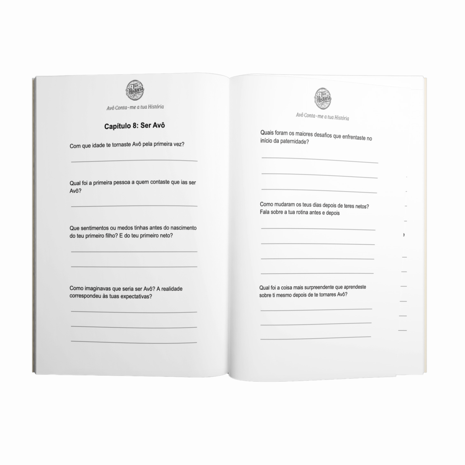 Avô Conta - me a Tua História - A tua História